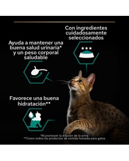 Caracteristicas Pro Plan húmedo gato esterilizado salmón y atún 12x85 gr
