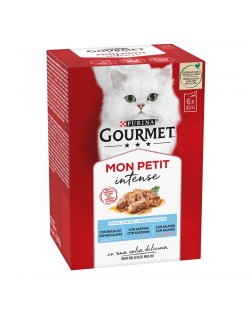 Gourmet húmedo gato Mon Petit selección de pescados II 6x50g