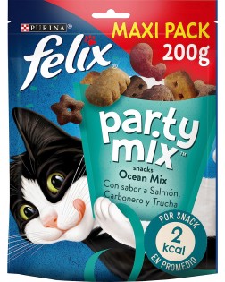 Felix snack gato Party Mix Ocean maxi pack 200 gr