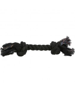Trixie juguete perro cuerda de juego colores variados  26 cm negro