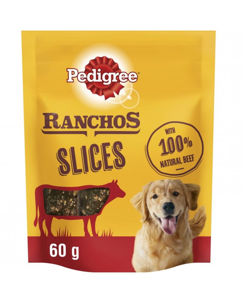 Pedigree snack perro Ranchos silbes ternera 60 gr