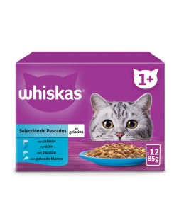 Whiskas húmedo gato adulto multipack pescado 12x85 gr